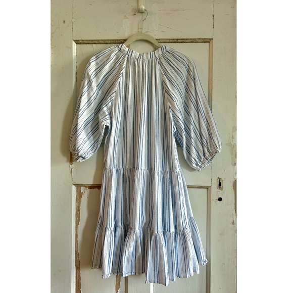 APIECE APART Mini Mitte Striped Dress Size: Small - Picture 5 of 7